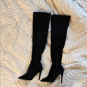 Kendall & Kylie Over-the-Knee suede pointed toe boots